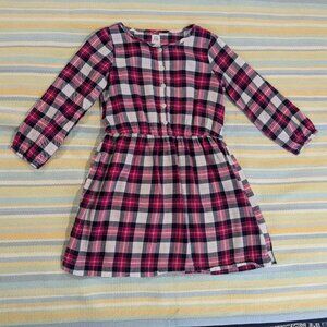 ⭐ GAP Flannel henley dress size 5